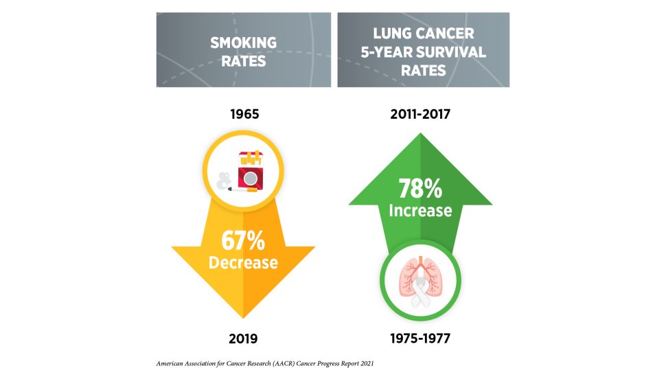 lung cancer graphic