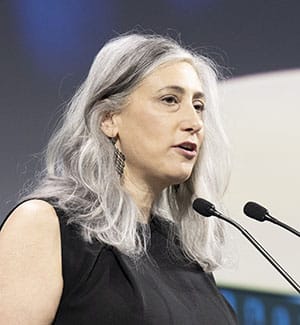 Christine Iacobuzio-Donahue, MD, PhD  at the AACR Annual Meeting 2024.