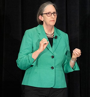 NCI Director W. Kimryn Rathmell, MD, PhD at the AACR Annual Meeting 2024