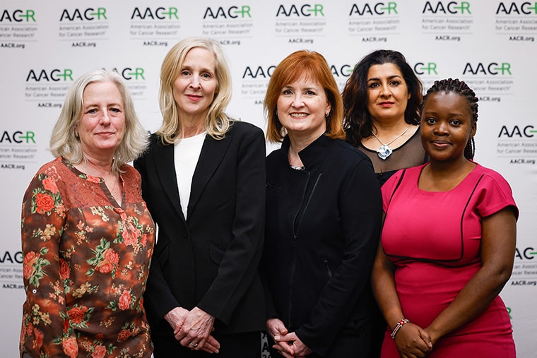 The 2024 AACR June L. Biedler Award for Cancer Journalism recipients at the AACR Annual Meeting 2024.